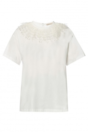 Ostrich feather t-shirt, zdjęcie 1 Ostrich feather t-shirt od Christopher Kane